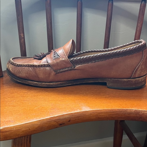 Allen Edmonds Leather Tassel Loafers Size 12 - Picture 7 of 10